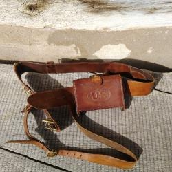 Ceinturon complet avec cartouchi&egrave;re mckeever 30-40krag
