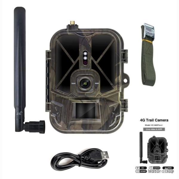 Cam�ra de Chasse Vid�o 4K HC940ProLi Capteur 120� *Ench�re* Surveillance Faune Batterie Lithium