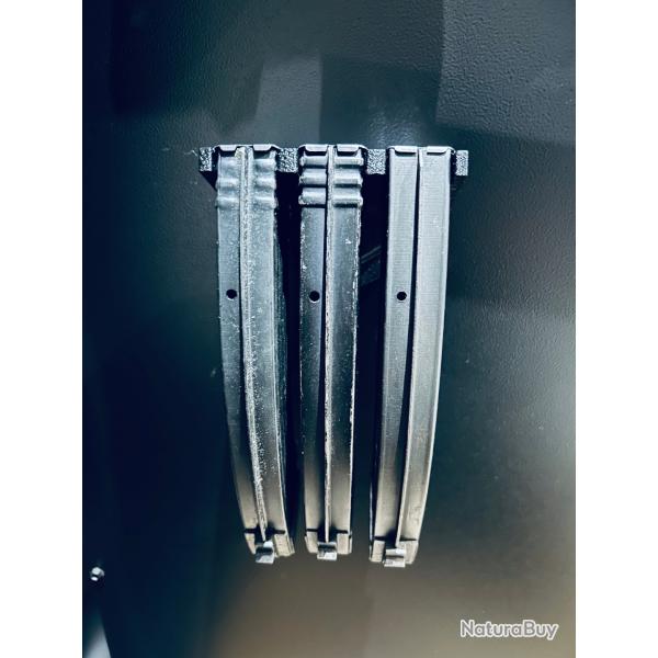 Support magn�tique pour 3 chargeurs AK 47 acier