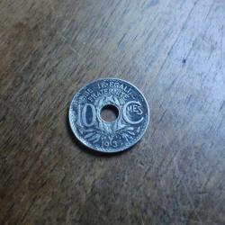 monnaie 10 centimes lindauer  1933