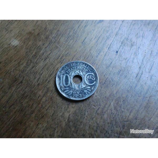 monnaie 10 centimes lindauer  1933
