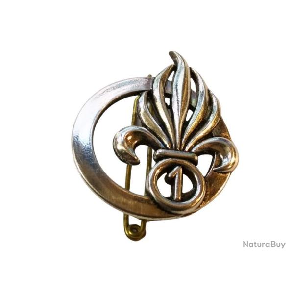 Insigne de b�ret du 1� REC ( argent� ) Coinderoux