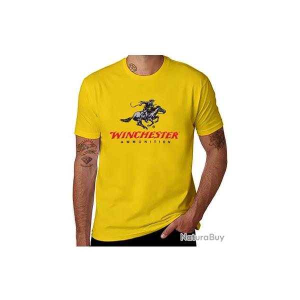 T-shirt WINCHESTER jaune LIVRAISON GRATUITE
