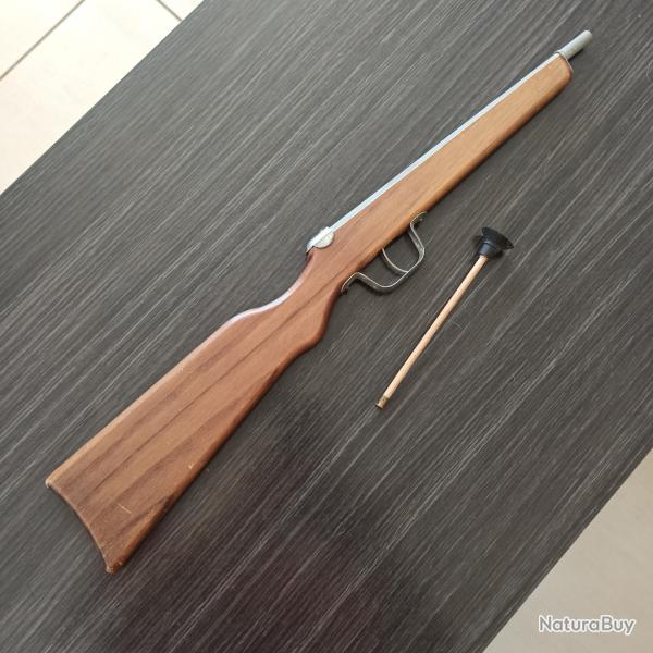 Carabine � fl�chette en bois monocoup pour jeu de tir au pigeon avec 1 fl�chette - fonctionnelle