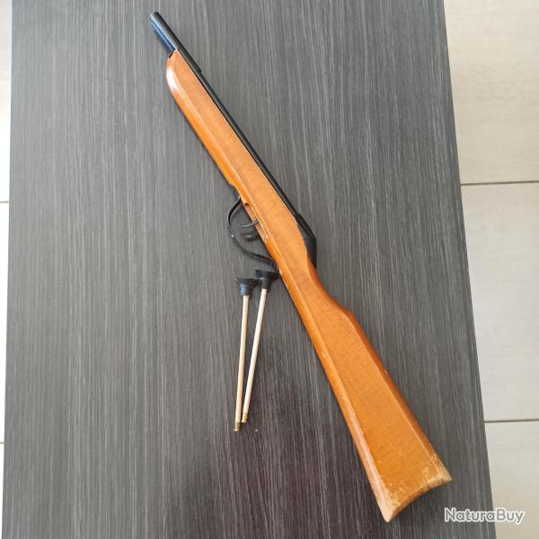 Carabine � fl�chette 2 canons juxtapos�s pour jeu de tir au pigeon avec 2 fl�chettes - fonctionnelle