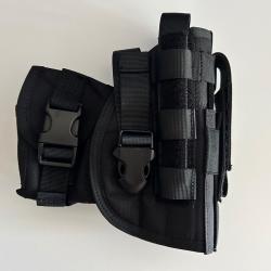 Holster tactique compatible revoler poudre noire