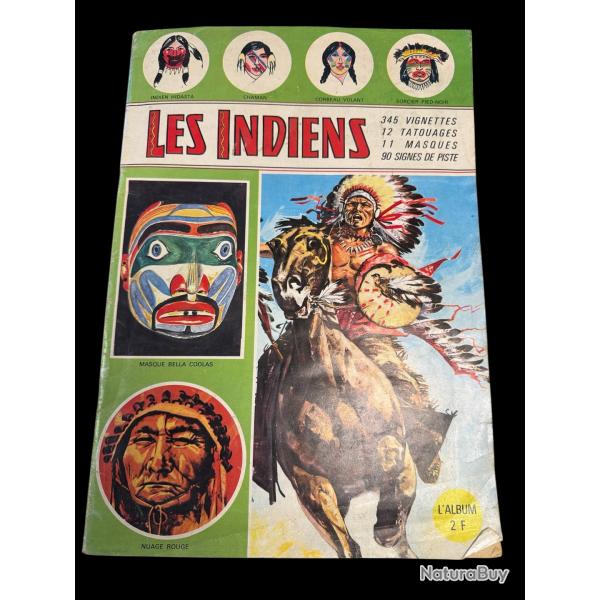ALBUM SAGEDITION ��LES INDIENS�� 1965 COMPLET