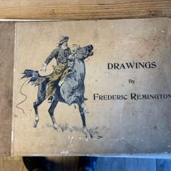 livre dessin drawings by fr&eacute;d&eacute;ric remington
