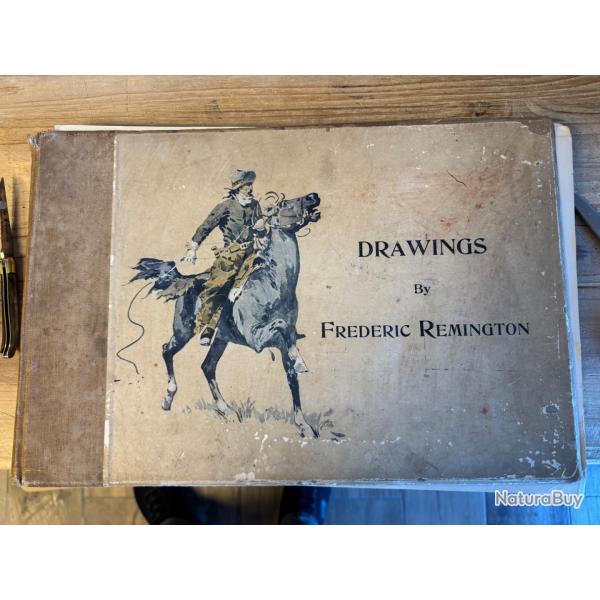 livre dessin drawings by fr�d�ric remington