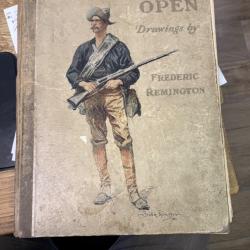 livre dessin DONE IN THE OPEN DRAWING by fr&eacute;d&eacute;ric remington