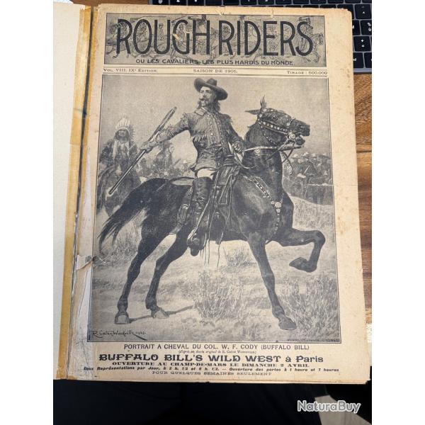 BUFFALO BILL WILD WEST SHOWS ROUGH RIDERS journal de 1905