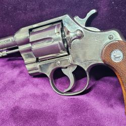 COLT de 1964, POLICE de DETROIT ! Calibre 38 Special, 5 pouces, Cat&eacute;gorie B