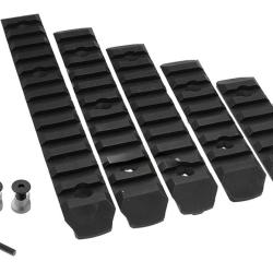 Set de 6 Rails Keymod nylon BO Manufacture (noirs)