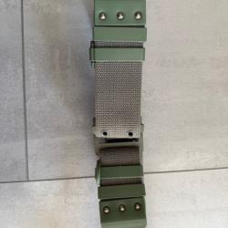Ceinture tactique ou ceinture de maintien type militaire nylon boucle m&eacute;tallique