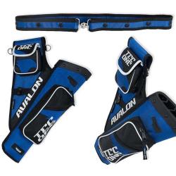Carquois cible Avalon Tec One RH Bleu 2 pockets