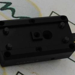 Adaptateur sur embase de pivot avant de montage pivotant pour Aimpoint  Micro H1 ou H2, hauteur 10mm