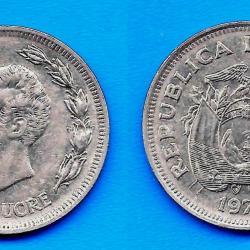 Equateur 1 Sucre 1975 Piece Amerique Centrale