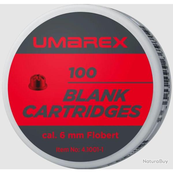 100 CARTOUCHES 6 MM FLOBERT A BLANC UMAREX