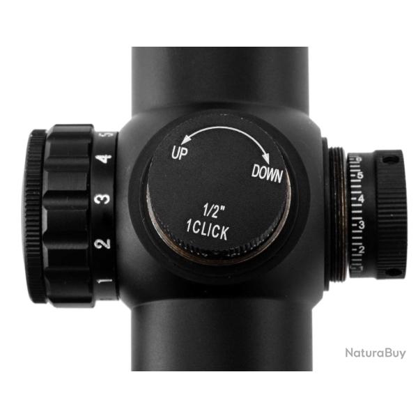 LUNETTE WALDBERG BATTUE 1-4X24 RETICULE LUMINEUX