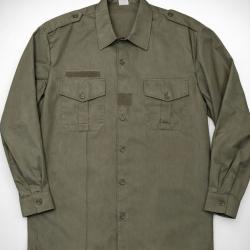 Chemise Manches Longues Couleur Kaki Arm&eacute;e Taille XL (004491) - 1� sans prix de r&eacute;serve