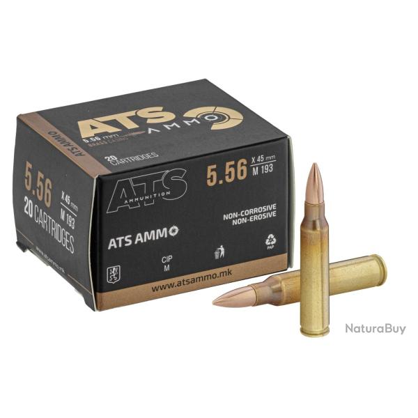 Vente Flash ! 540 Munitions ATS Cal. 223 Rem FMJ 55 Grs