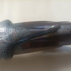 Superbe calibre 12 HELICE damass&eacute;.