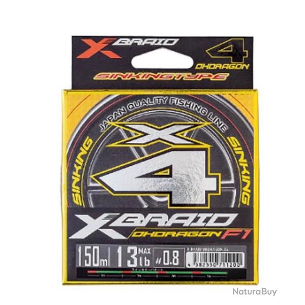 Tresse YGK X-Braid Ohdragon X4 - 150M PE 1