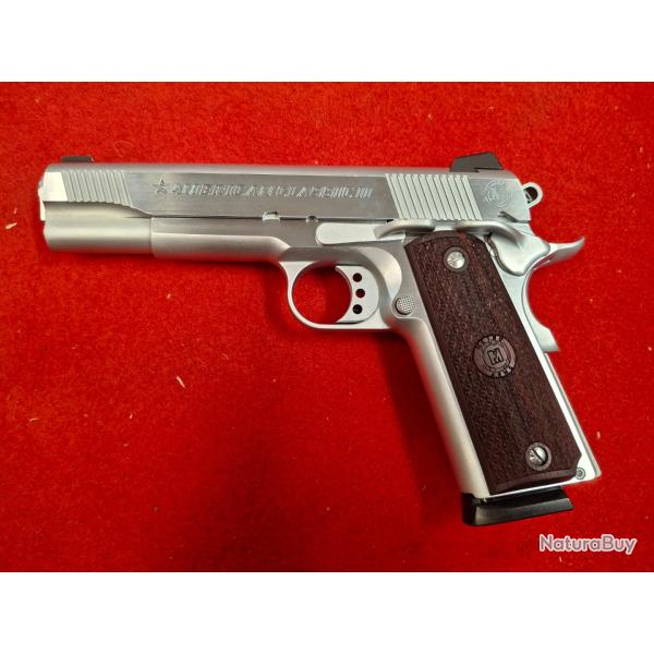 METRO ARMS AMERICAN CLASSIC 2 CAL. 45 ACP ETAT NEUF / FULL INOX + 2 CHARGEURS SUPPLEMENTAIRES
