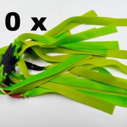 10 x &Eacute;lastiques de rechange pour lance pierre