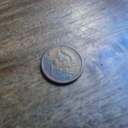 monnaie norvege 1 ore  1961