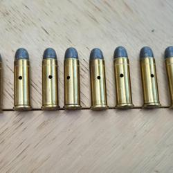 lot de 38 Sp&eacute;cial neutralis&eacute;es nickel&eacute;, laiton, GFL,SFM,Geco,Gevelot,iMi t&ecirc;te plomb ou cuivr&eacute;