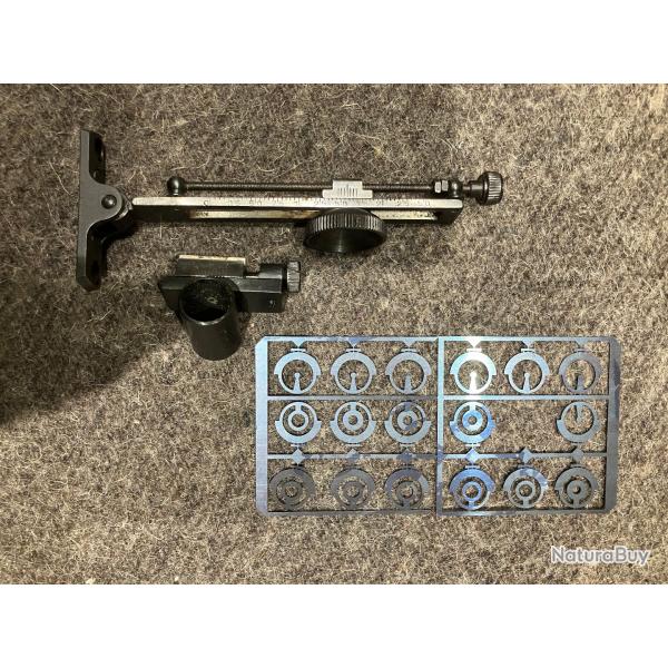 Vernier tir arme longue poudre noire