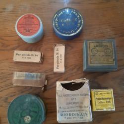 Lot de 9 bo&icirc;tes vide de balle