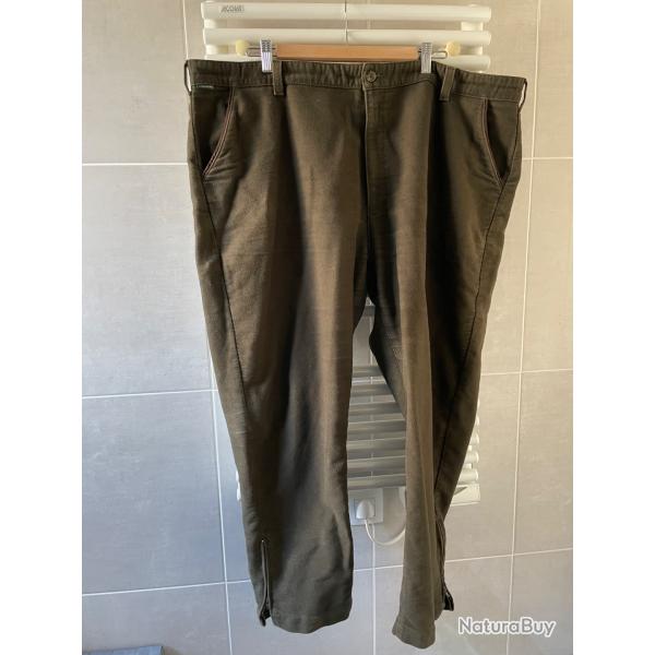 Pantalon de chasse vert bronze