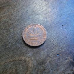 monnaie deutschland 1 pfenning 1990