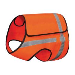 Gilet de s&eacute;curit&eacute; chien Stepland orange fluo XL/2XL