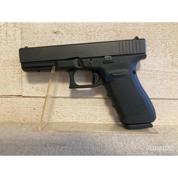Pistolet Glock 21 Gen 4 calibre 45 Auto . Occasion .