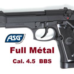 Pistolet X9 Classic Full M&eacute;tal  ASG - Co2  Cal 4.5  Billes acier