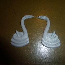 PAIRE DE SERPENTS POIGNEES REVOLVER  CLINT EASTWOOD