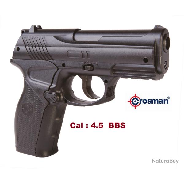 Pistolet C11  Crosman - Co2  Cal 4.5  Billes acier