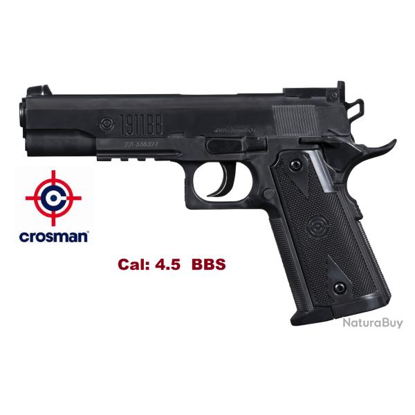 Pistolet 1911  Crosman - Co2  Cal 4.5  Billes acier