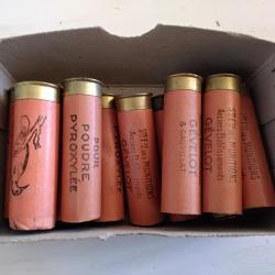 Lot de 11 douilles carton calibre 16