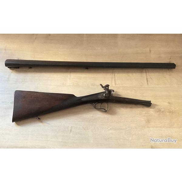 fusil juxtapos� syst�me LEFAUCHEUX pour cartouches � broches calibre 16