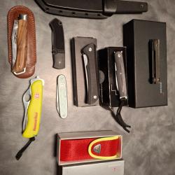 Lot de couteaux Victorinox Cold Steel Timberline