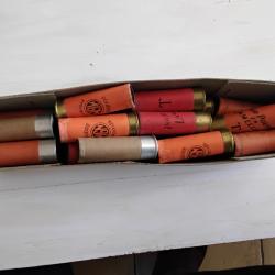 Lot de 28 douilles carton calibre 12