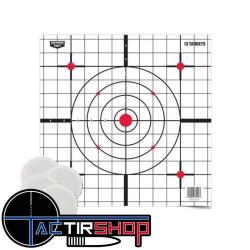Cibles Thermiques Birchwood Casey Thermal Targets EZE-SCORER, Lot de 4