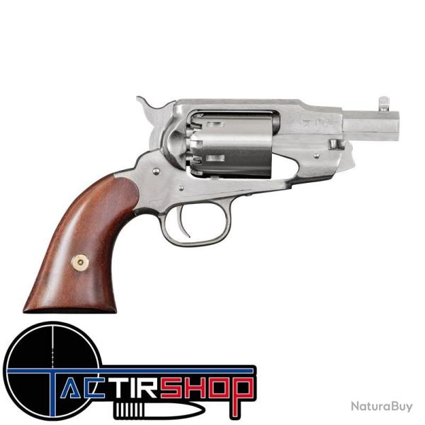 Revolver � Poudre Noire Pietta REMINGTON 1858 RM Nickel� Mod Martial RBN443ML cal 44PN