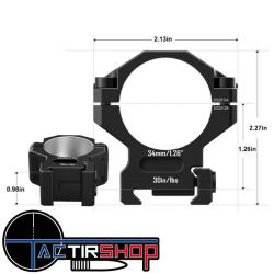 Colliers DISCOVERYOPT 6061 30 mm Haut 1.45"