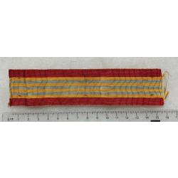 FRANCE VIET NAM - RUBAN AUTHENTIQUE MEDAILLE des forces arm&eacute;es classe Or