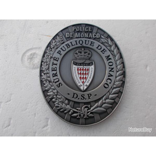 plaque de ceinture DSP,suret� publique de MONACO!neuve !!TRES RARE